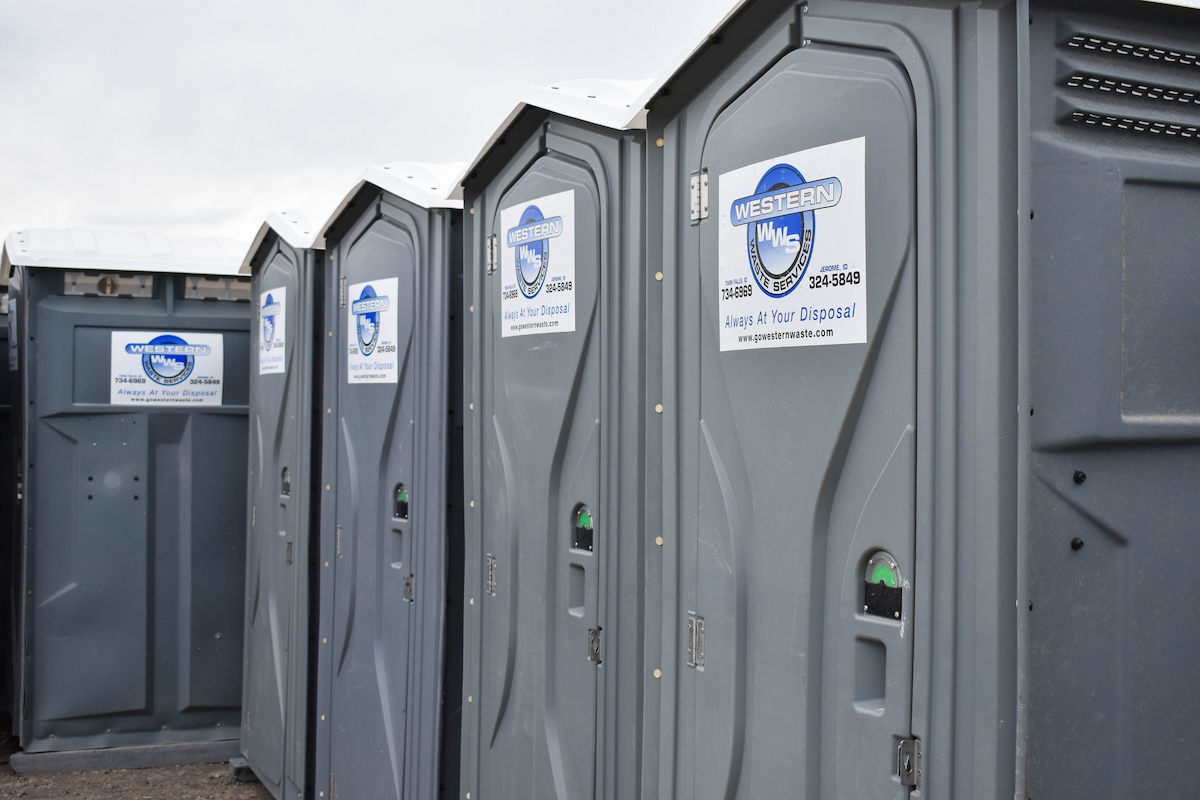 Western Waste portable toilets for rent
